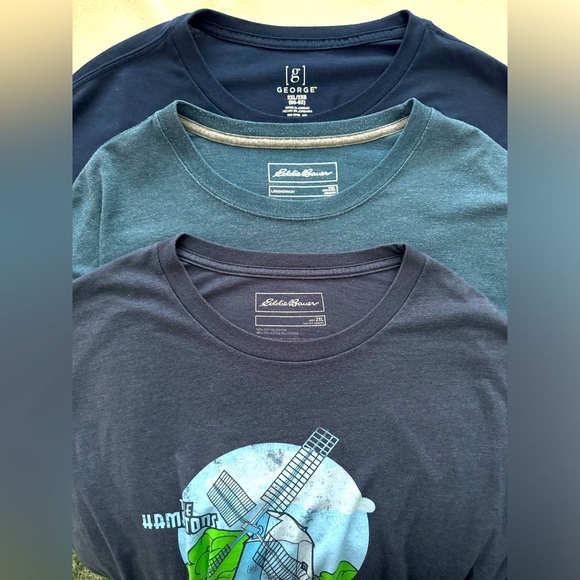 Men’s Tee’s Bundle of 3 (2 Eddie Bauer, 1 George) 2XL - Picture 1 of 6